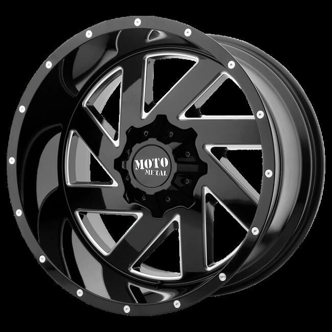 Wheel Pros Moto Metal MO988 20X9 5X135 G-BLK MILL 0MM MO98829013300