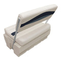 WISE BM1152 PREMIER SERIES PONTOON FLIP FLOP SEAT CUSHION SET PLATINUM /NAVY / COBALT