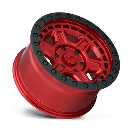 BRREN 17X9 6X5.5 C-RED-BLKLP 0MM