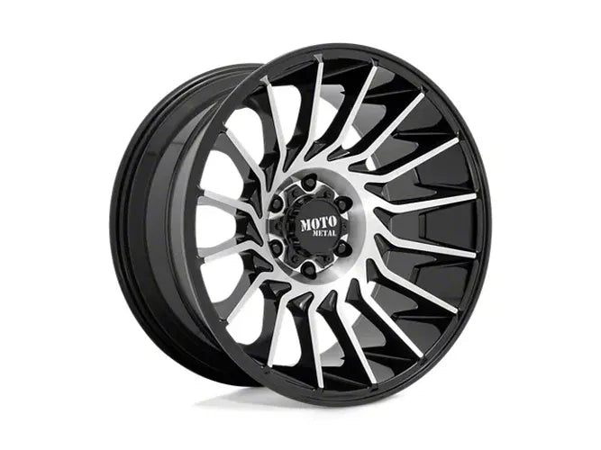 MO807 20X10 8X180 18MM GLOSS BLACK MACHINED