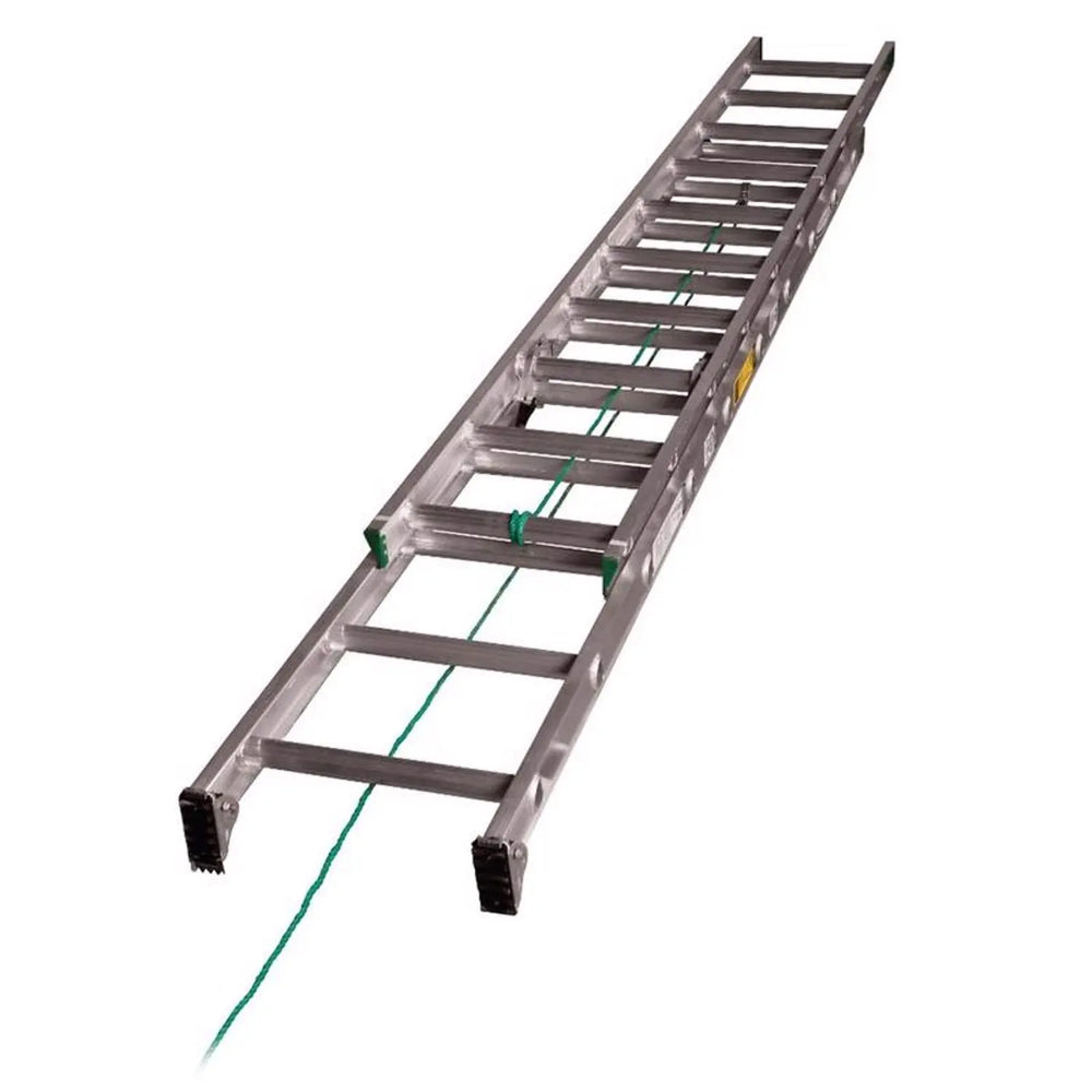 WERNER 20FT ALUMINUM EXTENSION LADDER TYPE II 225# CAPACITY D12202