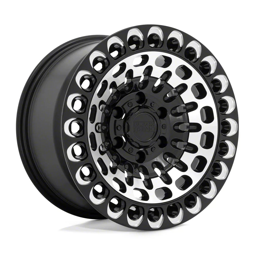 BRLBY 17X9.5 6X4.5 G-BLK MCH-FC MILL 12MM