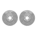 DFC 17-25 Alfa Romeo Giulia Front Drilled & Slotted Geoperformance Rotors