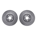 R1 Concepts Brake Rotor- D/S - Silver Fits Audi S4