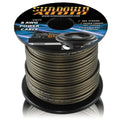 CABLE 8 GA @ 250 FT BLACK RCA CABLE