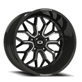 Vision Wheel 5-127 GBLK MFACE VIS RIOT 402-20273GBMF-51