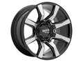 MO804 SPIDER 20X10 6X135/5.5 18MM GLOSS BLACK MACHINED