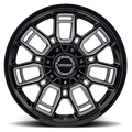 Mayhem auto part close-up