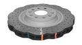 DBA 15-20 Volkswagen Golf R Front 4000 Series Cross Drilled Rotor w/Silver Hat