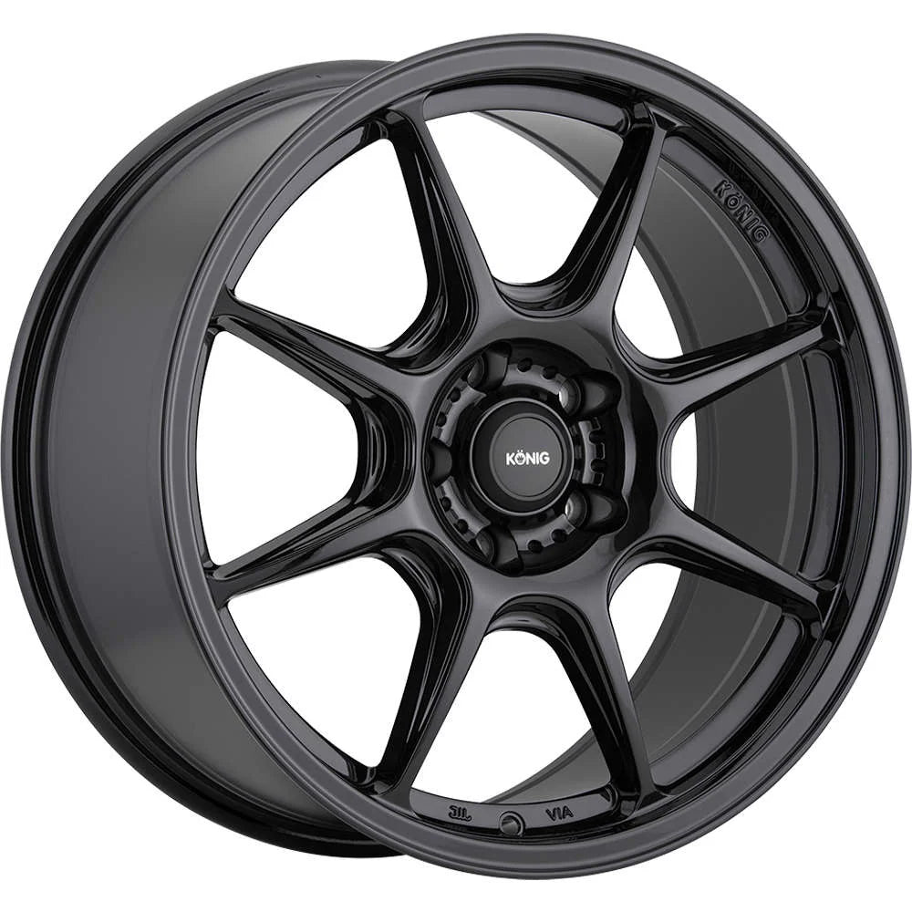 Konig Lockout 17x8 4x100 ET45 Gloss Black