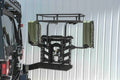 ~(24 lbs. 20X20X7)~ Destroyer 5 Gallon Jerry Can Mounts (Pair) Bare Steel 2007-2017 Jeep JK Wrangler