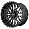 MO802 20X9 8X180 18MM GLOSS BLACK MILLED