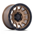 FUEL WHEELS FORTRESS 17X8.5 6X120 66.9 25 MBRZ GBLK CAST ALUMINUM MATTE BRONZE W GLOSS BLACK LIP FC884ZB17857725