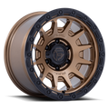 FUEL WHEELS FORTRESS 17X8.5 6X120 66.9 25 MBRZ GBLK CAST ALUMINUM MATTE BRONZE W GLOSS BLACK LIP FC884ZB17857725