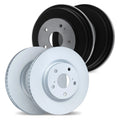 DFC 02-02 Jeep Liberty Front & Rear Geospec Rotors includes Drums