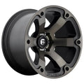 FUEL WHEELS BEAST 18X9 5X5 MBD 5.75 78.1 20MM CAST ALUMINUM MATTE BLACK DOUBLE DARK TINT D56418907357