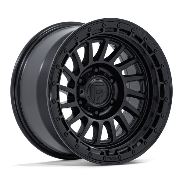 FUEL WHEELS HAVOC 18X9 6X135 87 12 M-BLK-GB-LP CAST ALUMINUM MATTE BLACK W GLOSS BLACK LIP FC897MB18906312