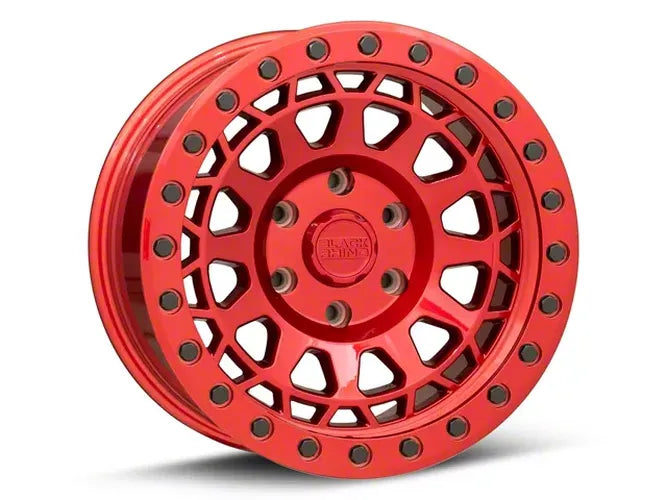 BRPRM 18X9.5 6X5.5 C-RED-BLKBLTS 12MM