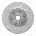 DFC 04-08 Ford F-150 RWD Front Left Drilled & Slotted Silver Brake Rotor