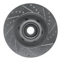 DFC 04-08 Ford F-150 RWD Front Left Drilled & Slotted Silver Brake Rotor