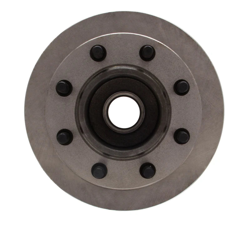 DFC 88-89 Chevrolet C3500 Front Left Drilled & Slotted Silver Brake Rotor