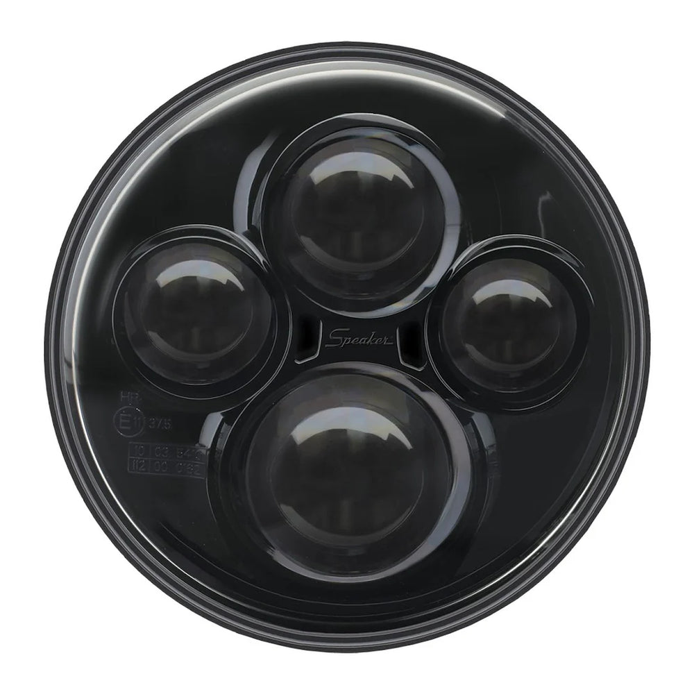 12-24V ECE LED RHT LHT High Beam with Black Inner Bezel