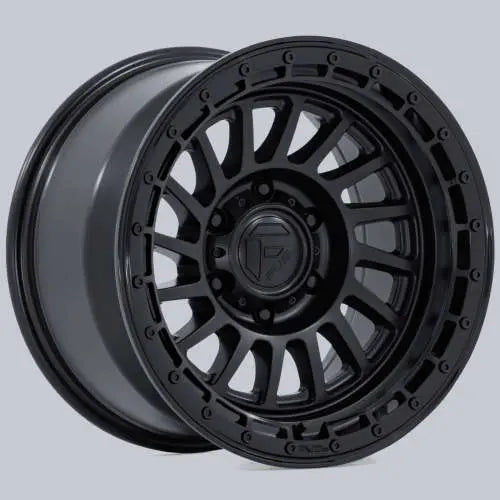 FUEL WHEELS HAVOC 18X9 5X5 71 12 M-BLK-GB-LP CAST ALUMINUM MATTE BLACK W GLOSS BLACK LIP FC897MB18905012