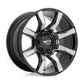 MO804 SPIDER 20X10 8X6.5 12MM GLOSS BLACK MACHINED