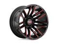 RAZOR 20x10 8x180.00 SATIN BLACK MACHINED (24 mm)