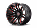 RAZOR 20x10 8x180.00 SATIN BLACK MACHINED (24 mm)