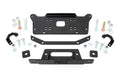 Rough Country Winch Plate 4500-LB Winch 10 Black Slimline Honda Pioneer 520 92079