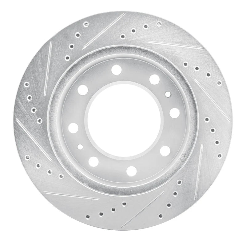 R1 78-81 Dodge B300 Van (71-74) / B300 (75-80) Front Right Drilled & Slotted Silver Brake Rotor