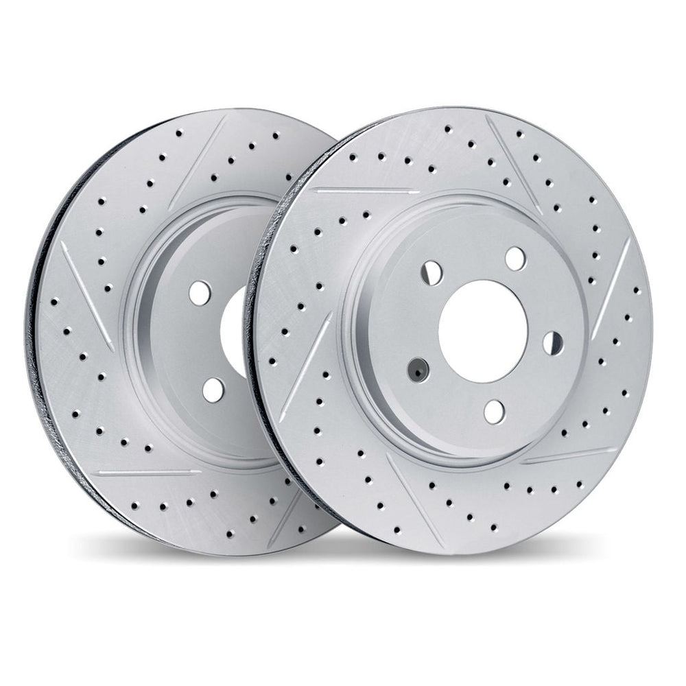DFC 17-25 BMW 330i xDrive Rear Drilled & Slotted Geoperformance Rotors