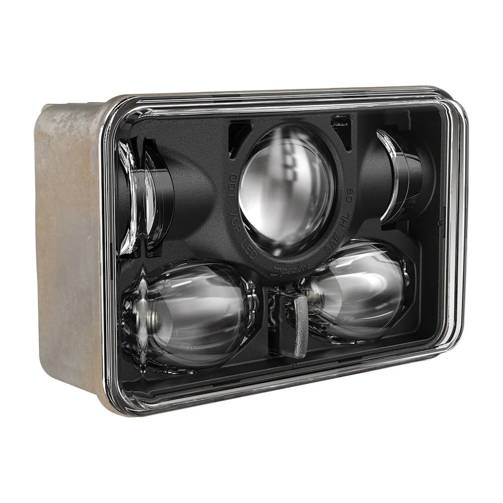 12-24 ECE LED LHT High Low Beam Headlight with FP Panel Mount