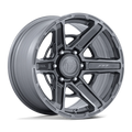 FUEL WHEELS GAMBIT 17X9 6X5.5 106 -12 PLTNM FLOW FORMED ALUMINUM PLATINUM FC892AX17906812N