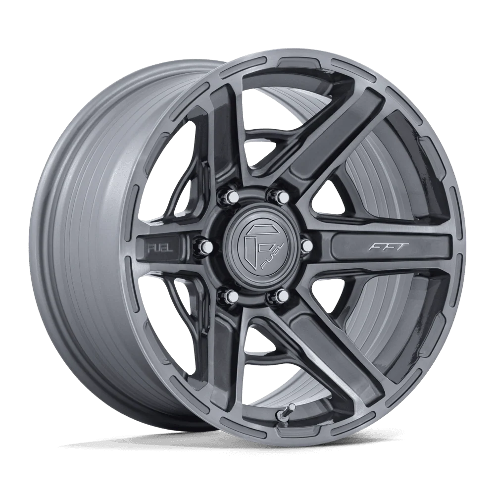 FUEL WHEELS GAMBIT 17X9 6X5.5 106 -12 PLTNM FLOW FORMED ALUMINUM PLATINUM FC892AX17906812N