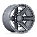 FUEL WHEELS GAMBIT 17X9 6X5.5 106 -12 PLTNM FLOW FORMED ALUMINUM PLATINUM FC892AX17906812N
