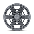 FUEL WHEELS GAMBIT 17X9 6X5.5 106 -12 PLTNM FLOW FORMED ALUMINUM PLATINUM FC892AX17906812N