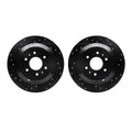 R1 Concepts Brake Rotor- D/S - Black Fits Kia Borrego