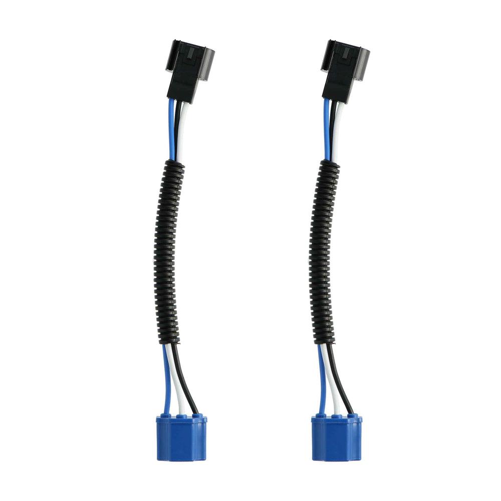 7 IN ROUND 6 LED WITH PARTIAL HALO - BLACK FRONT FACE