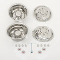 Wheel Simulators: Dually Wheel Simulators 19.5" Wheels; Chrome