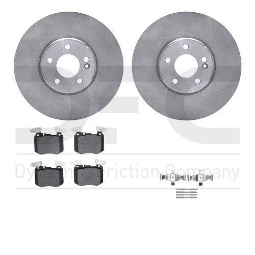 R1 Concepts Brake Rotor- Blank with Optimum Oe Pads Hdw Fits Mercedes-Benz GLC250