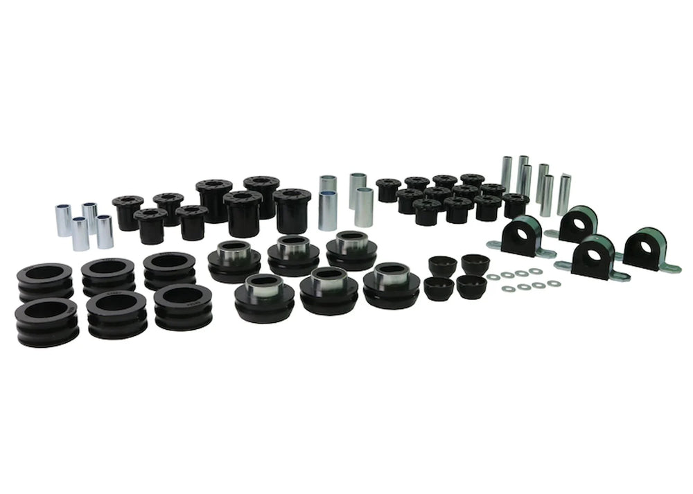 Essential Vehicle Kit 40 Bushings 4 Saddles 14 Tubes 8 Washers Grease