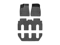 WeatherTech Black Front Rear and Rear Floorliners Fits -20-18 Model X 44869-1-2-5