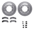 R1 Concepts Brake Rotor- Blank with Optimum Oe Pads Hdw Fits Ford E-350