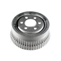 R1 Concepts Brake Rotors - Slotted - Black w/ Semi-Met Pads Hdw Fits Dodge Dakota