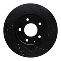 R1 16-23 Mazda CX-9 Rear Drilled & Slotted Silver Brake Rotor Set w/Ceramic Pads and Hardware