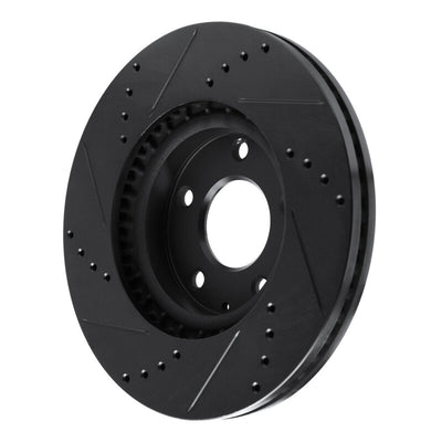 R1 16-23 Mazda CX-9 Rear Drilled & Slotted Silver Brake Rotor Set w/Ceramic Pads and Hardware