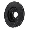 R1 16-23 Mazda CX-9 Rear Drilled & Slotted Silver Brake Rotor Set w/Ceramic Pads and Hardware