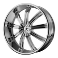 Wheel Pros KM672 WIDOW 20X8.5 5X112/4.5 CHR 38MM KM67228546238